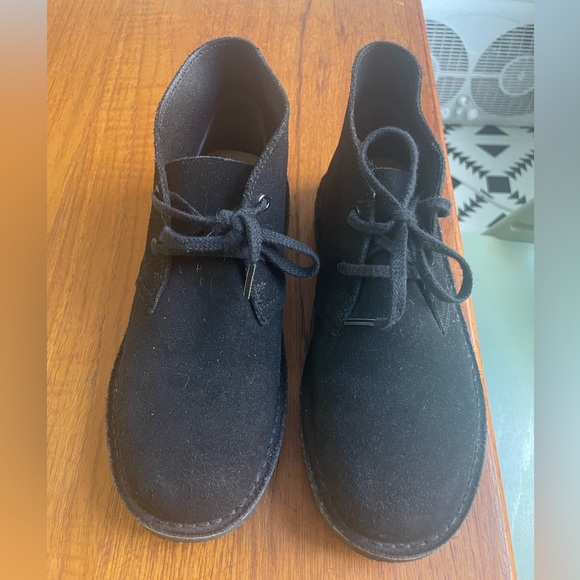 Clark's Desert Boot Black - Picture 1 of 3